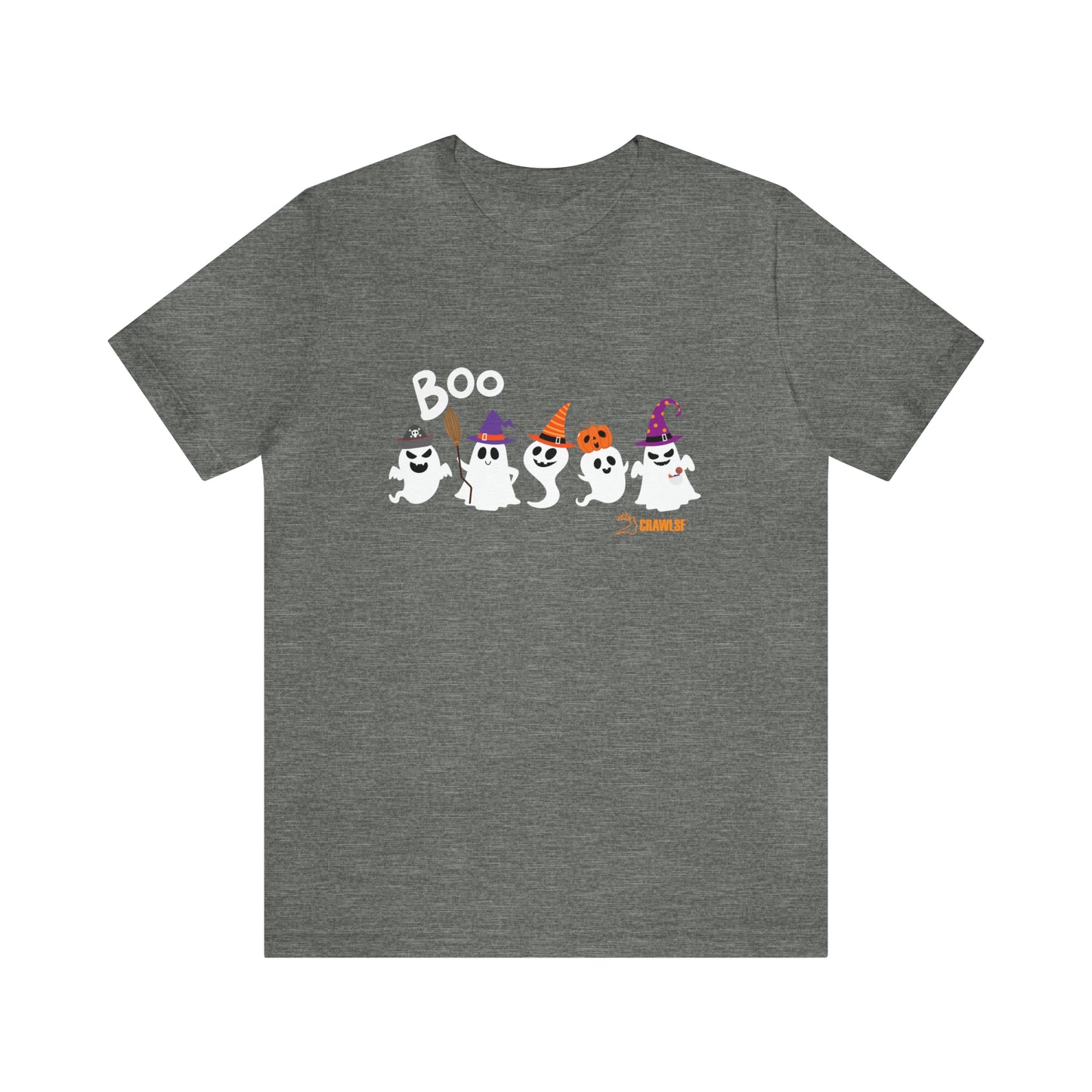 CrawlSF Halloween Boo Crew Shirt