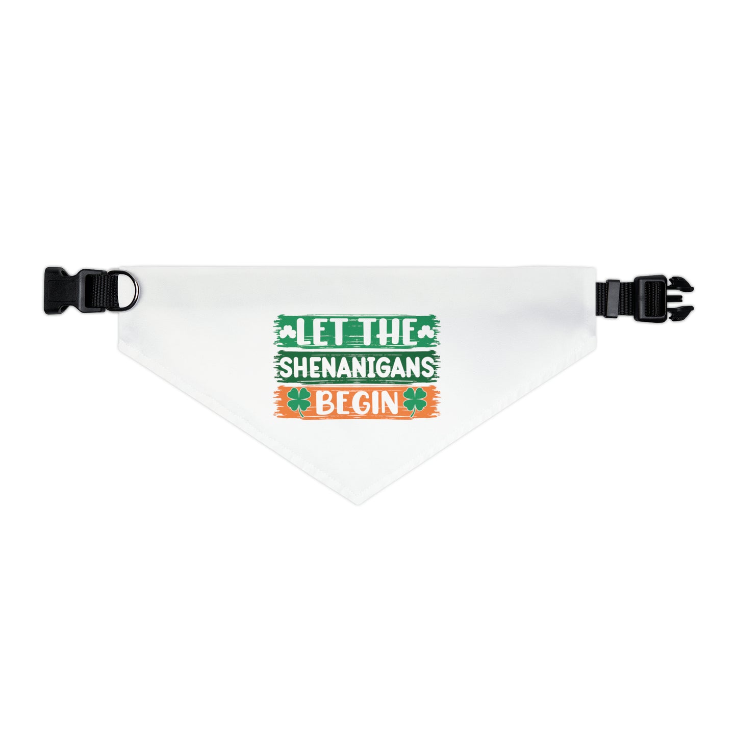Let the Shenanigans Begin Bandana Dog Collar