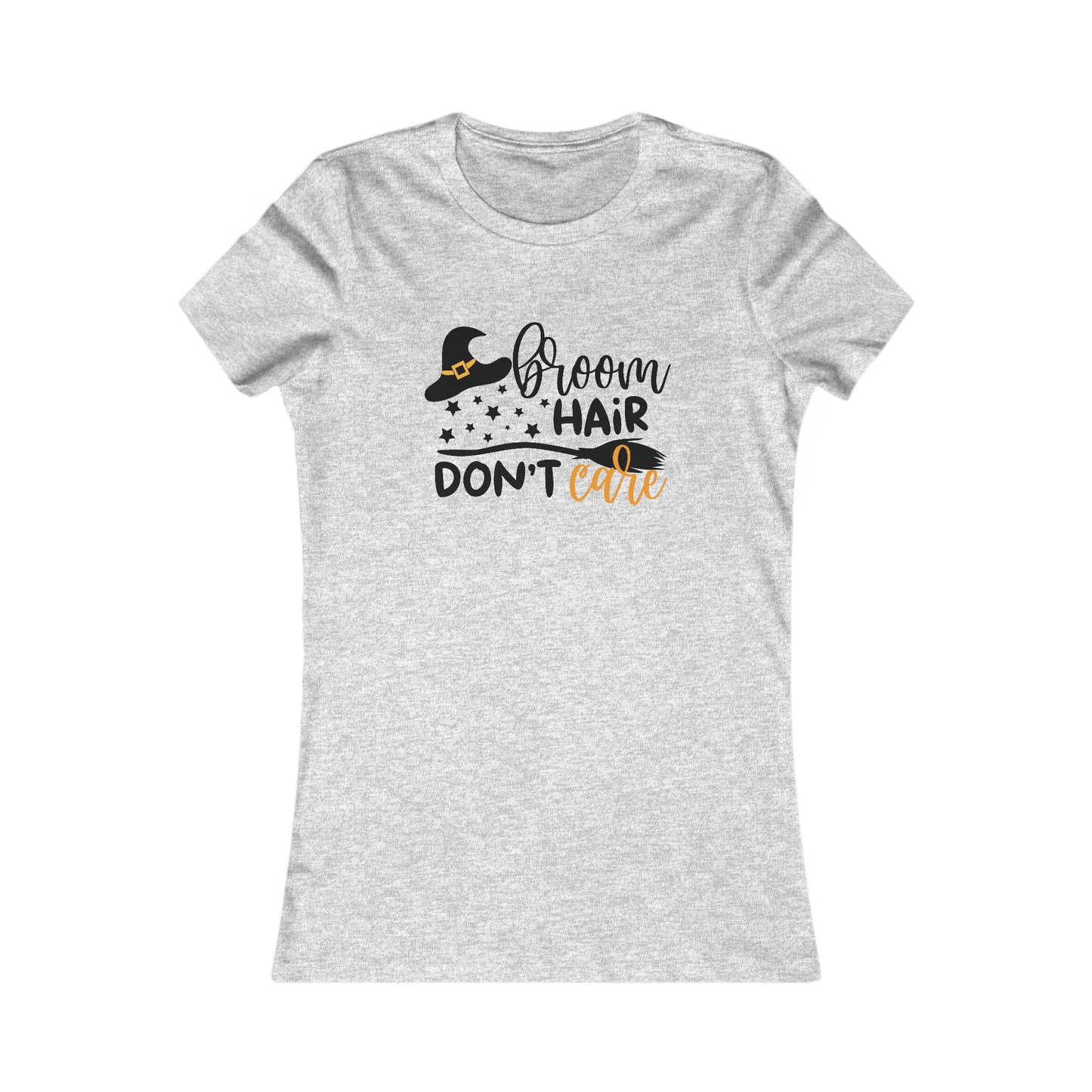Broom Hair Don't Care Halloween Tee