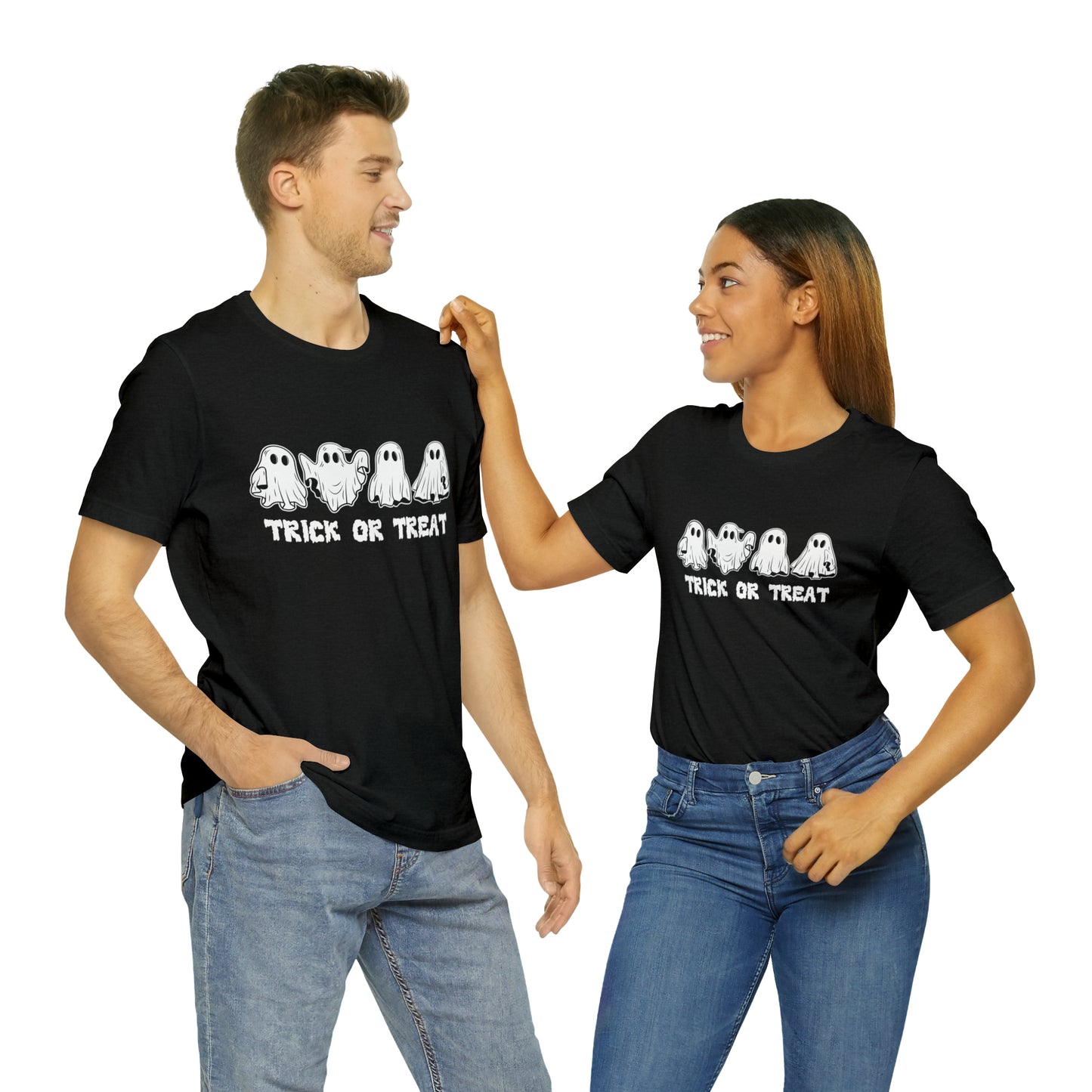 Trick or Treat Boo Crew Tee