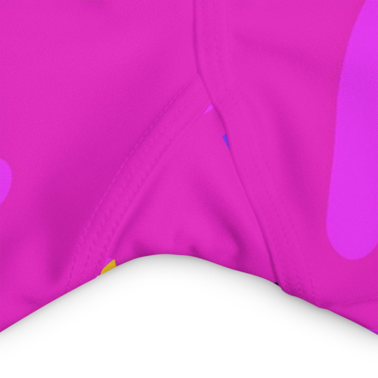 Retro Pink High Waisted Yoga Shorts