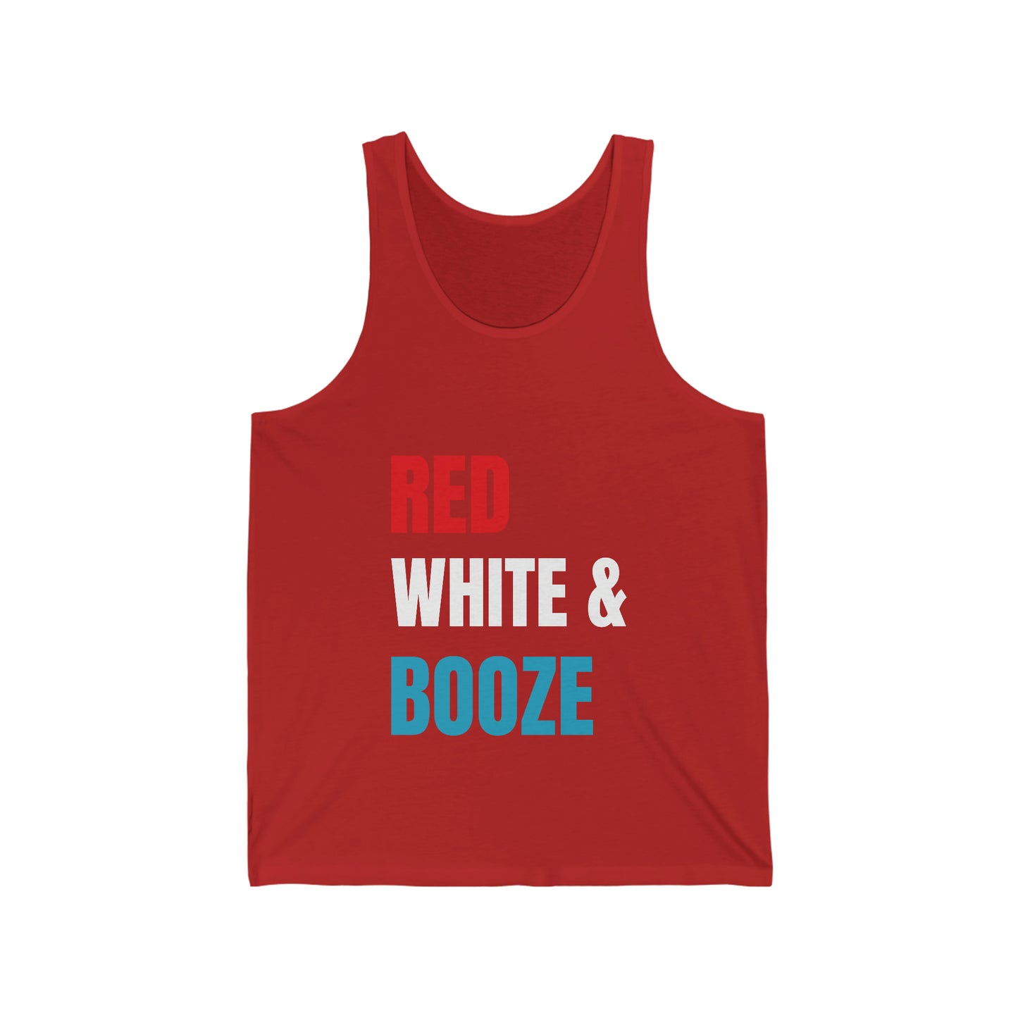 Red White & Booze Men's Tank