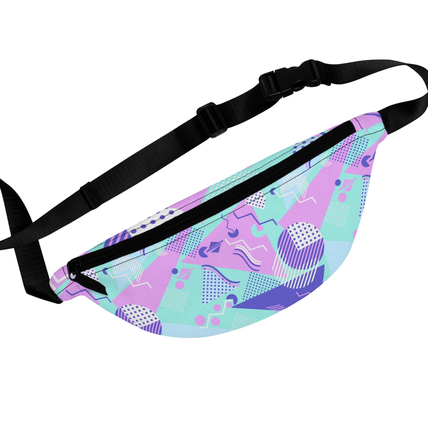 Retro Blue Fanny Pack