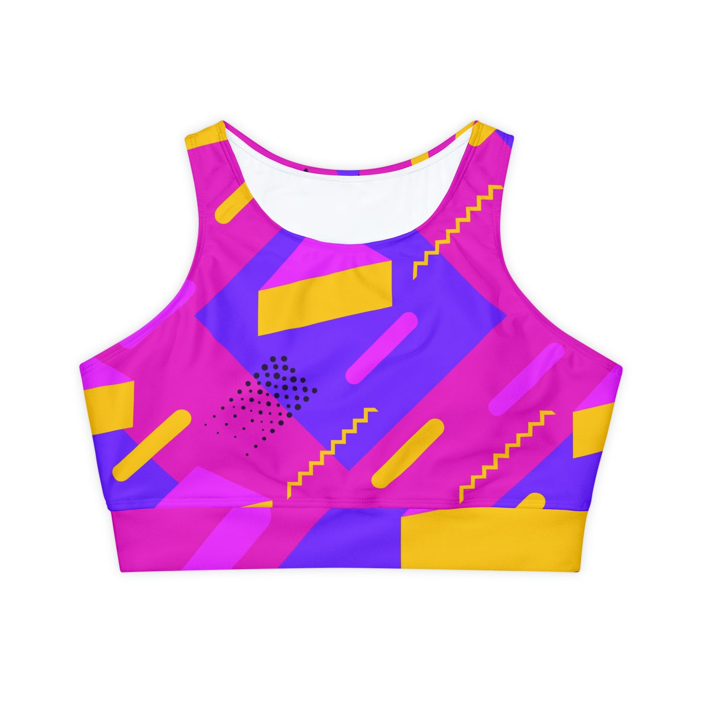 Retro Pink Sports Bra