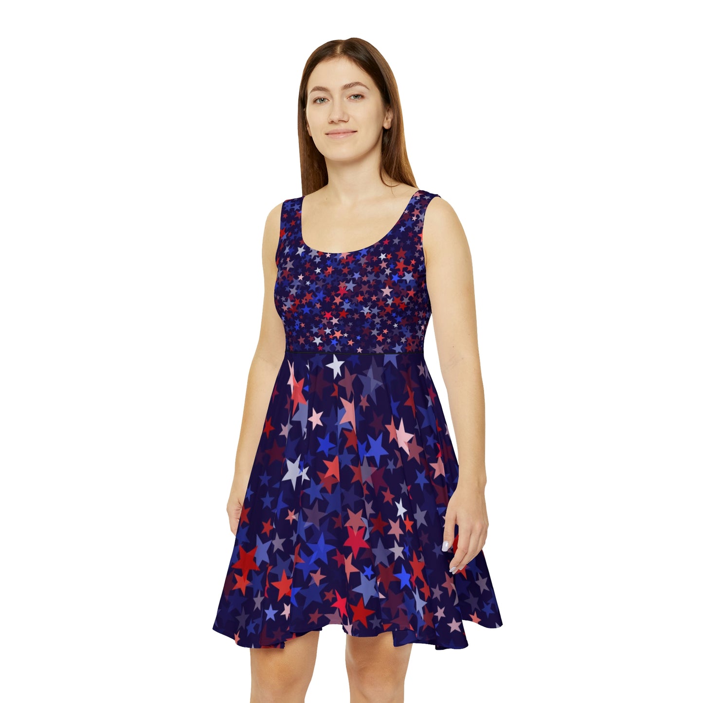 4th of July Stars Women's Skater Dress