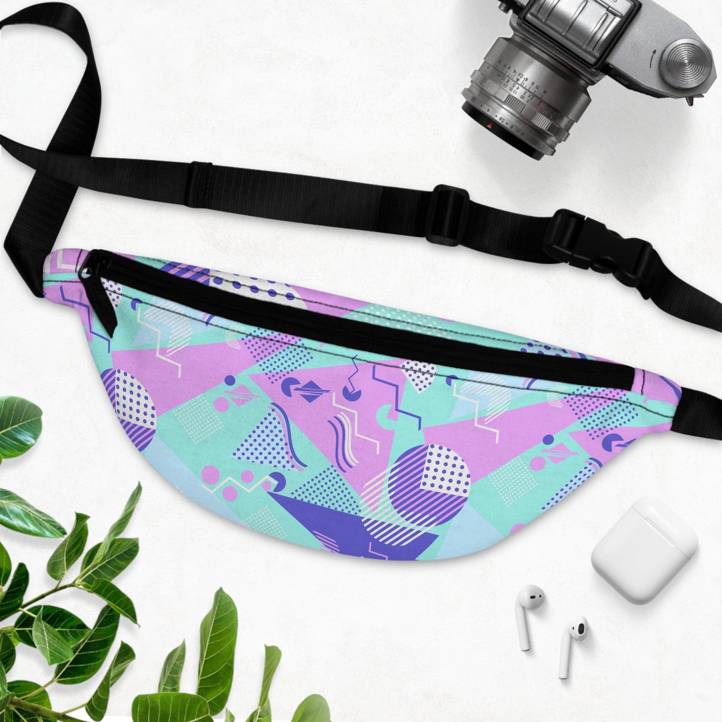 Retro Blue Fanny Pack
