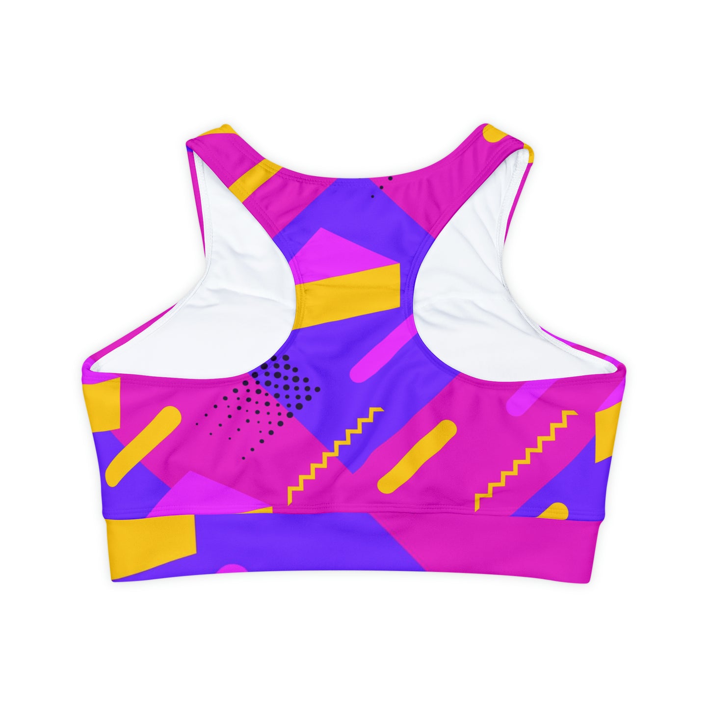 Retro Pink Sports Bra