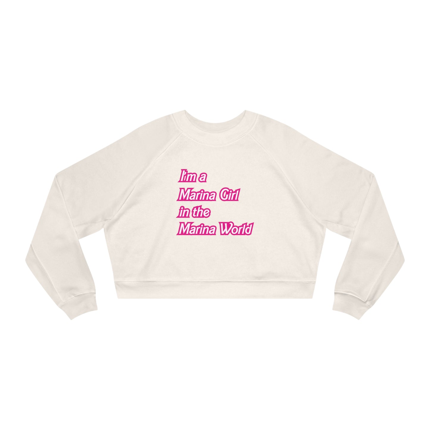 Marina Girl Cropped Fleece Pullover