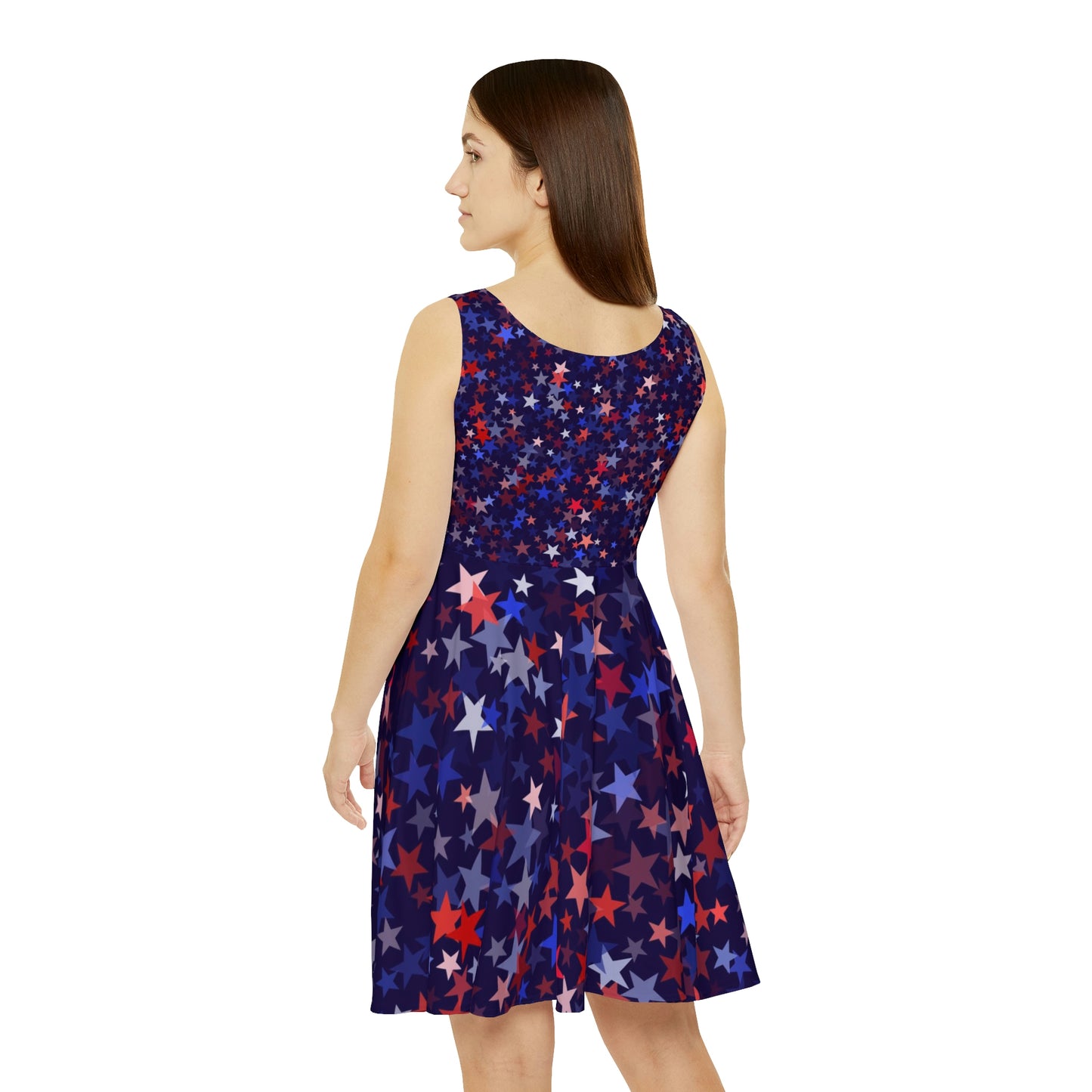 4th of July Stars Women's Skater Dress