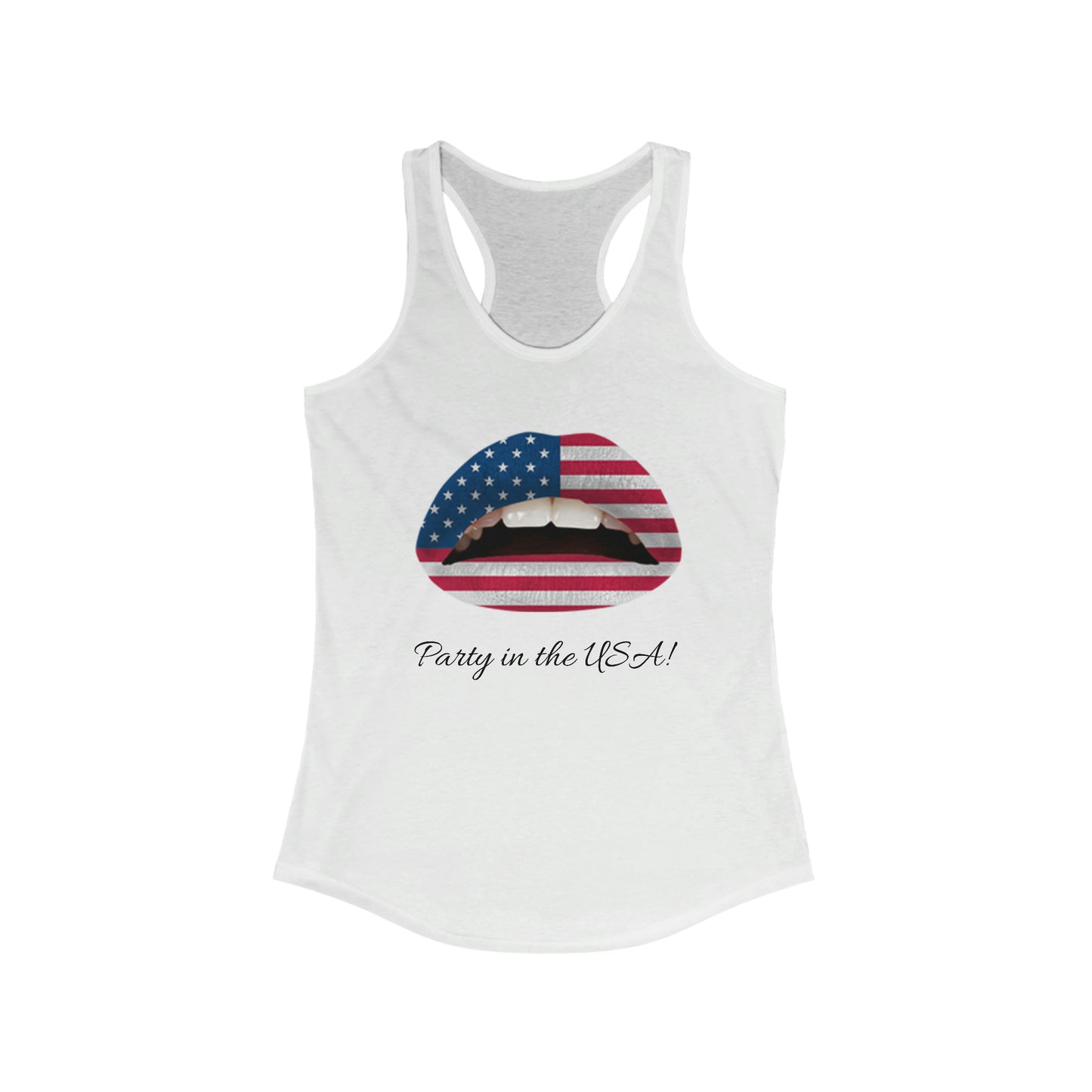 Women's Party in the USA Racerback Tank