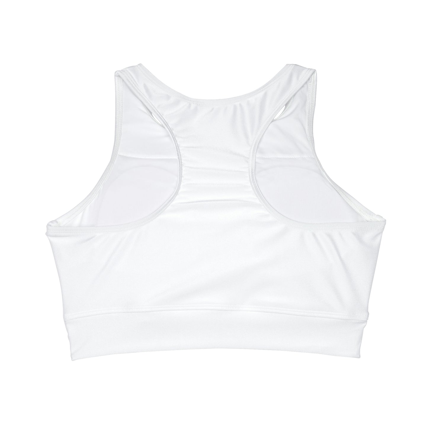 Bride High Neck Crop Bikini Top