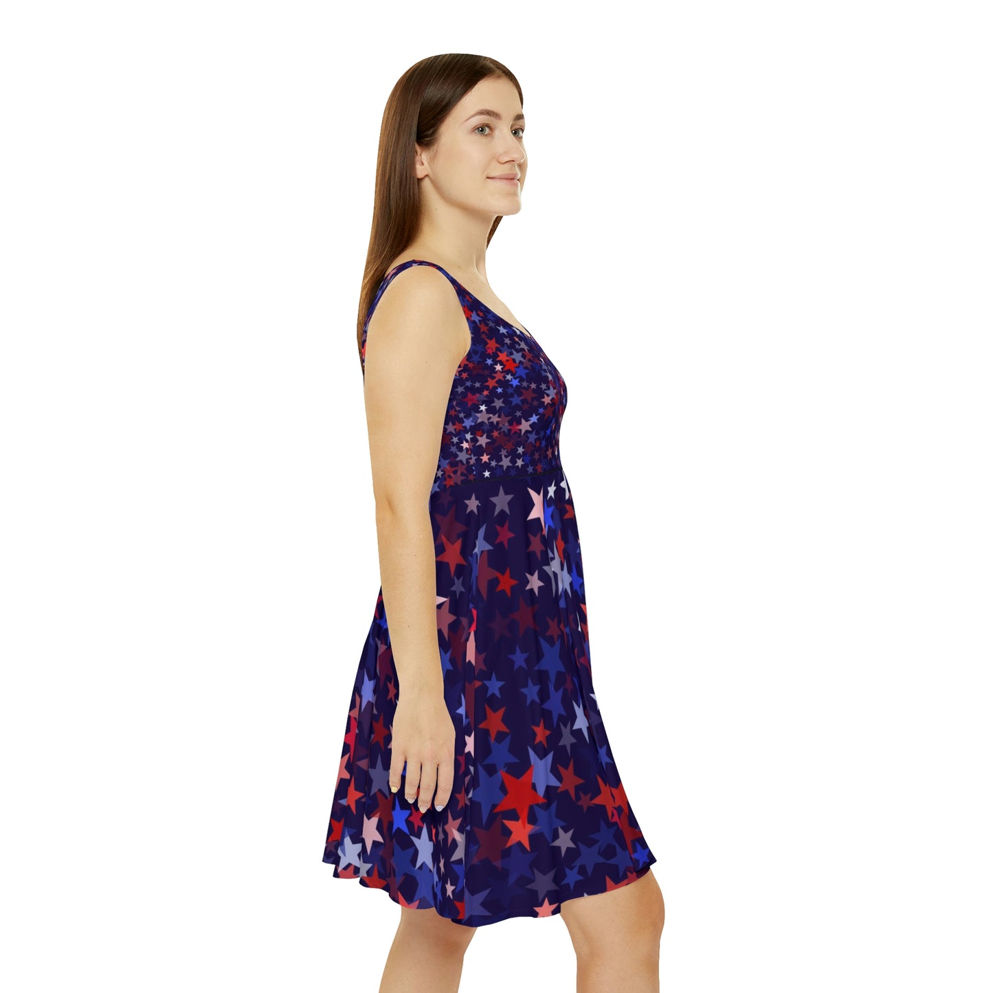 4th of July Stars Women's Skater Dress