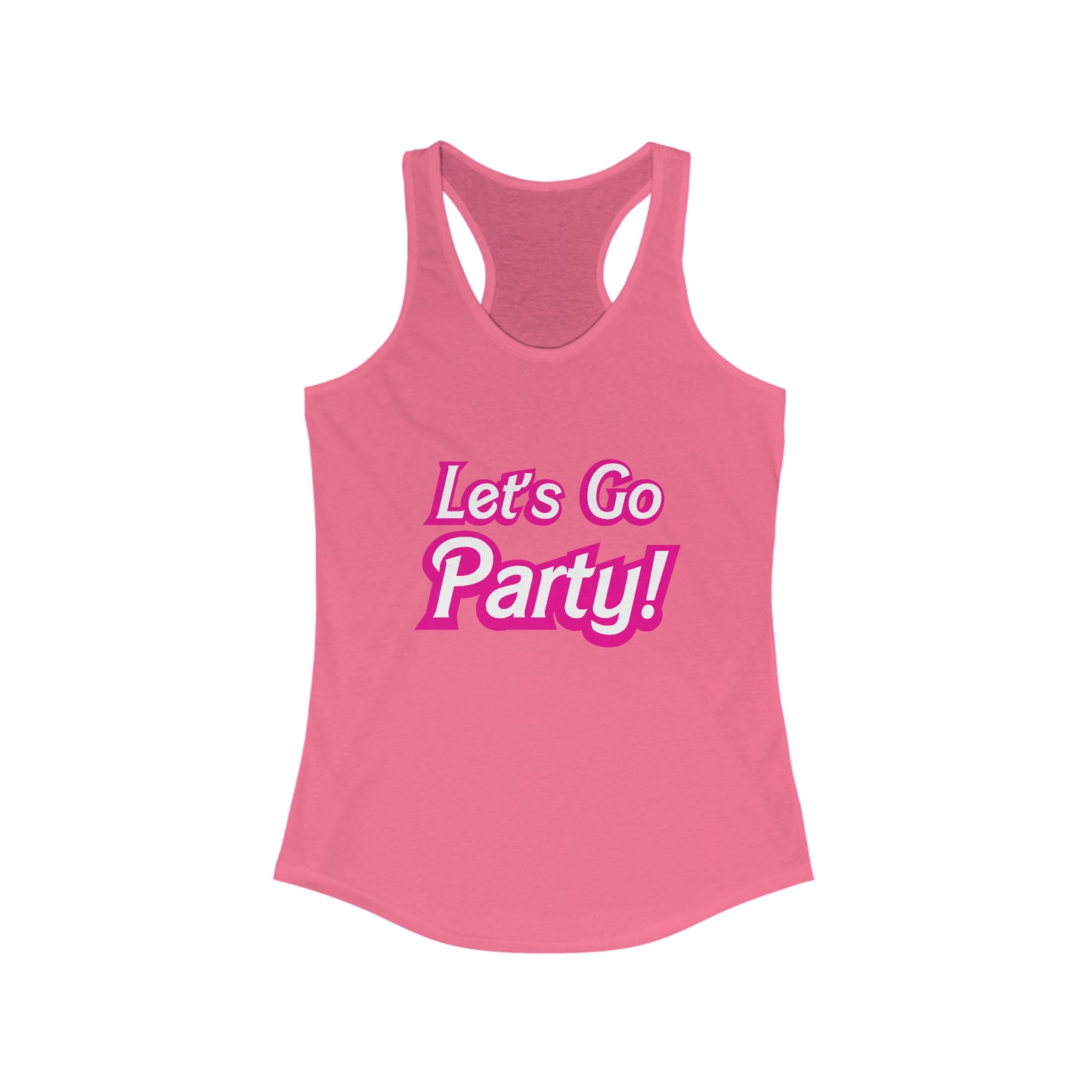 Let's Go Party Women's Racerback Tank