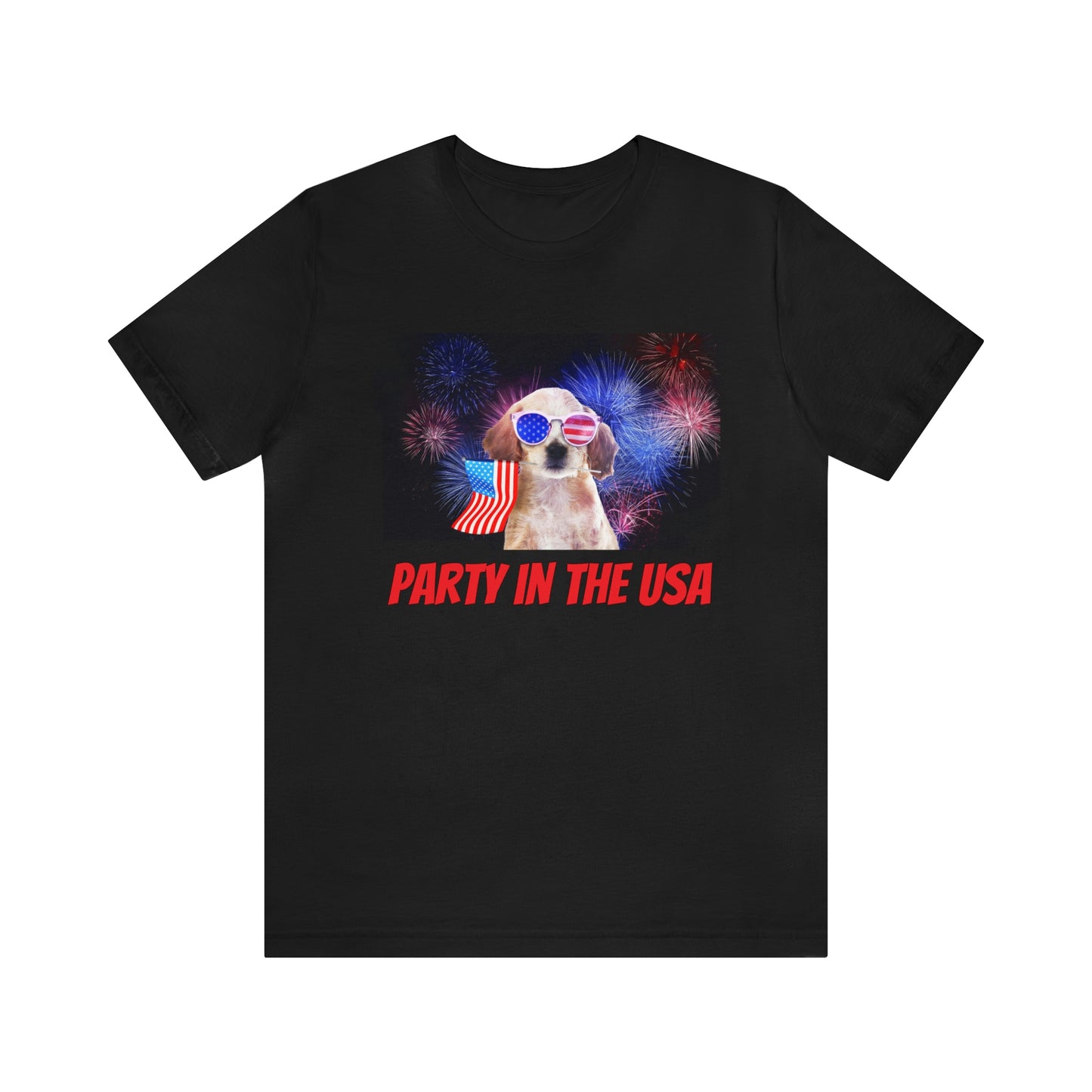 Puppy Party in the USA Men's Tee