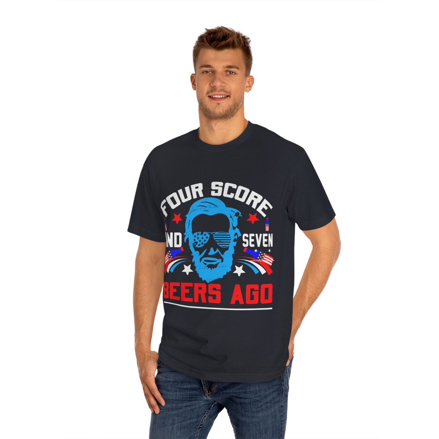 Four Score and 7 Beers Classic Men's Tee