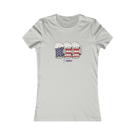 Patriotic Beer Women's Tee