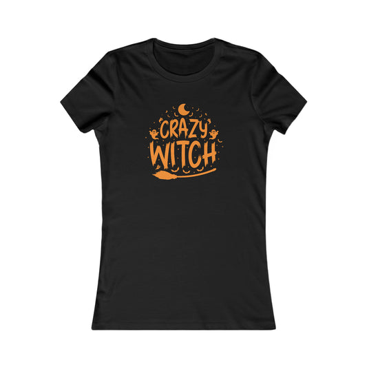 Crazy Witch Halloween Tee