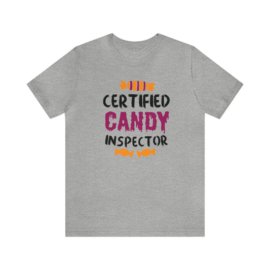 Certified Candy Inspector Unisex Halloween Tee