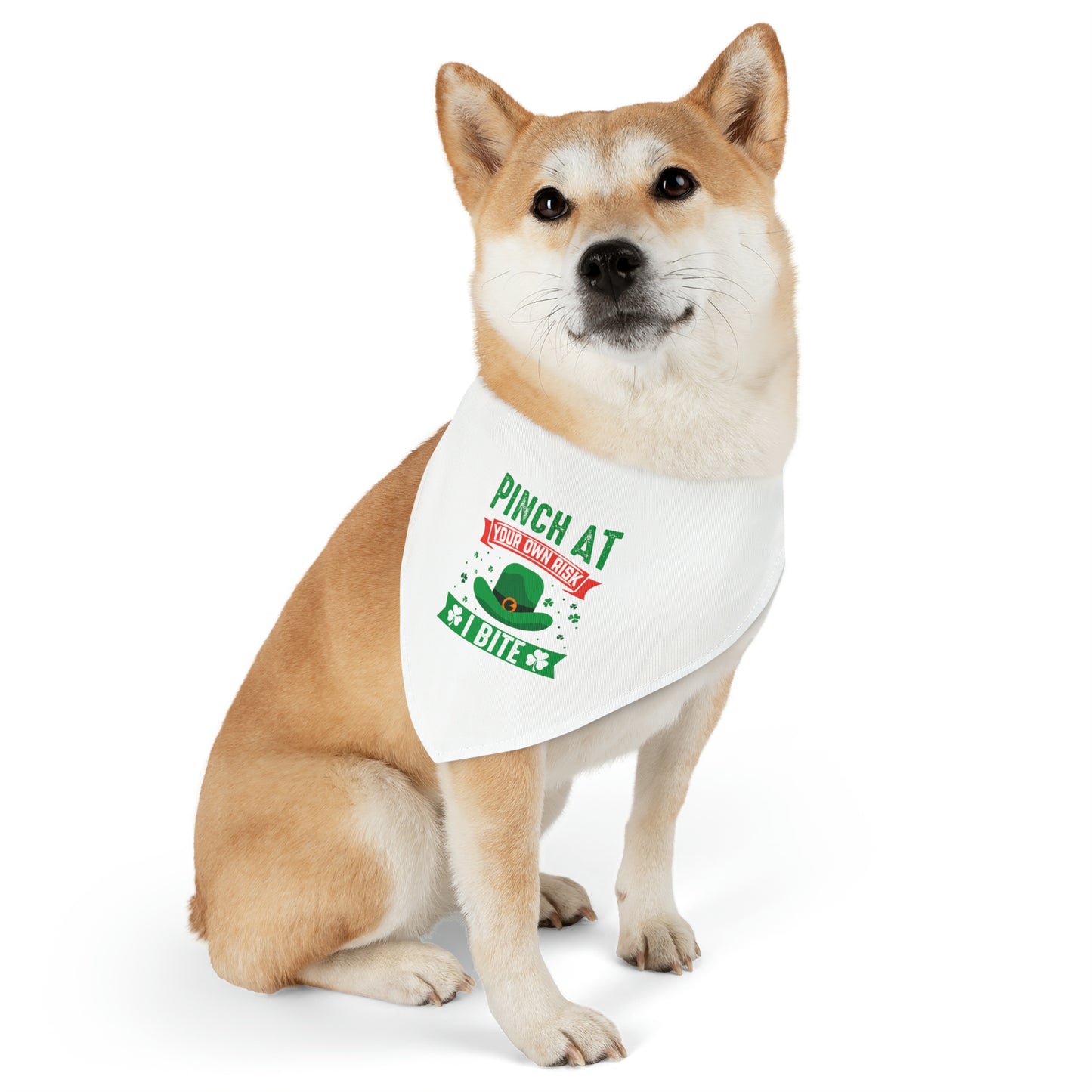 Pinch at Your Own Risk Dog Bandana Collar