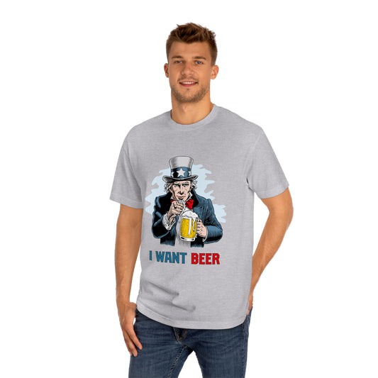 I Want Beer Classic Men's Tee