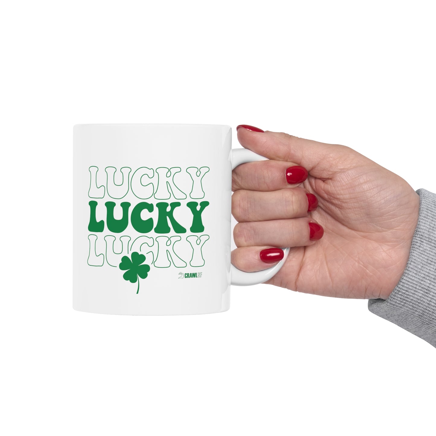 Lucky Ceramic Mug 11oz