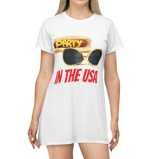 Party in the USA T-Shirt Dress