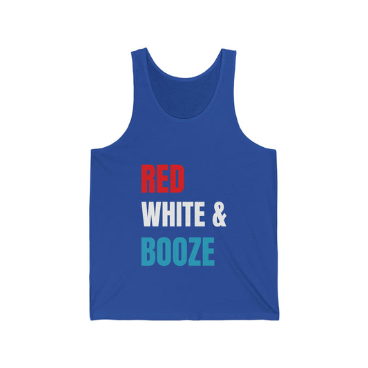 Red White & Booze Men's Tank
