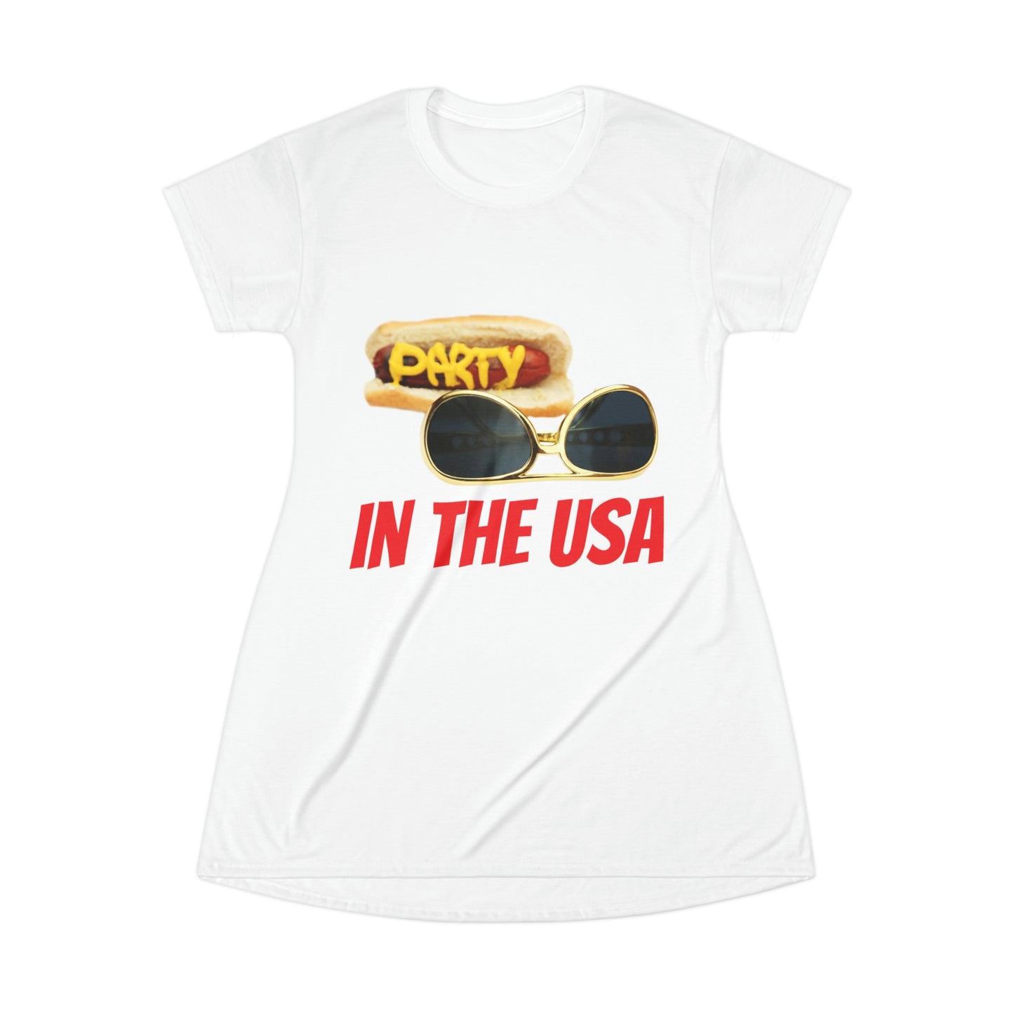Party in the USA T-Shirt Dress